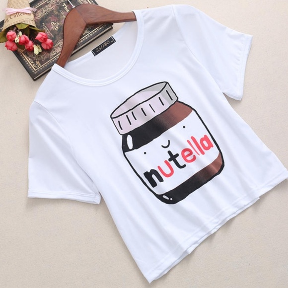🍴 Nutella Crop Top Tee - Picture 3 of 7
